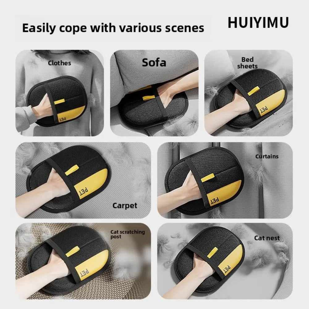 "Pet Hair Remover Gloves for Cats – Gentle Grooming Mitt & Hair Cleaning Tool for Home, Furniture & Clothes" - Meowzify