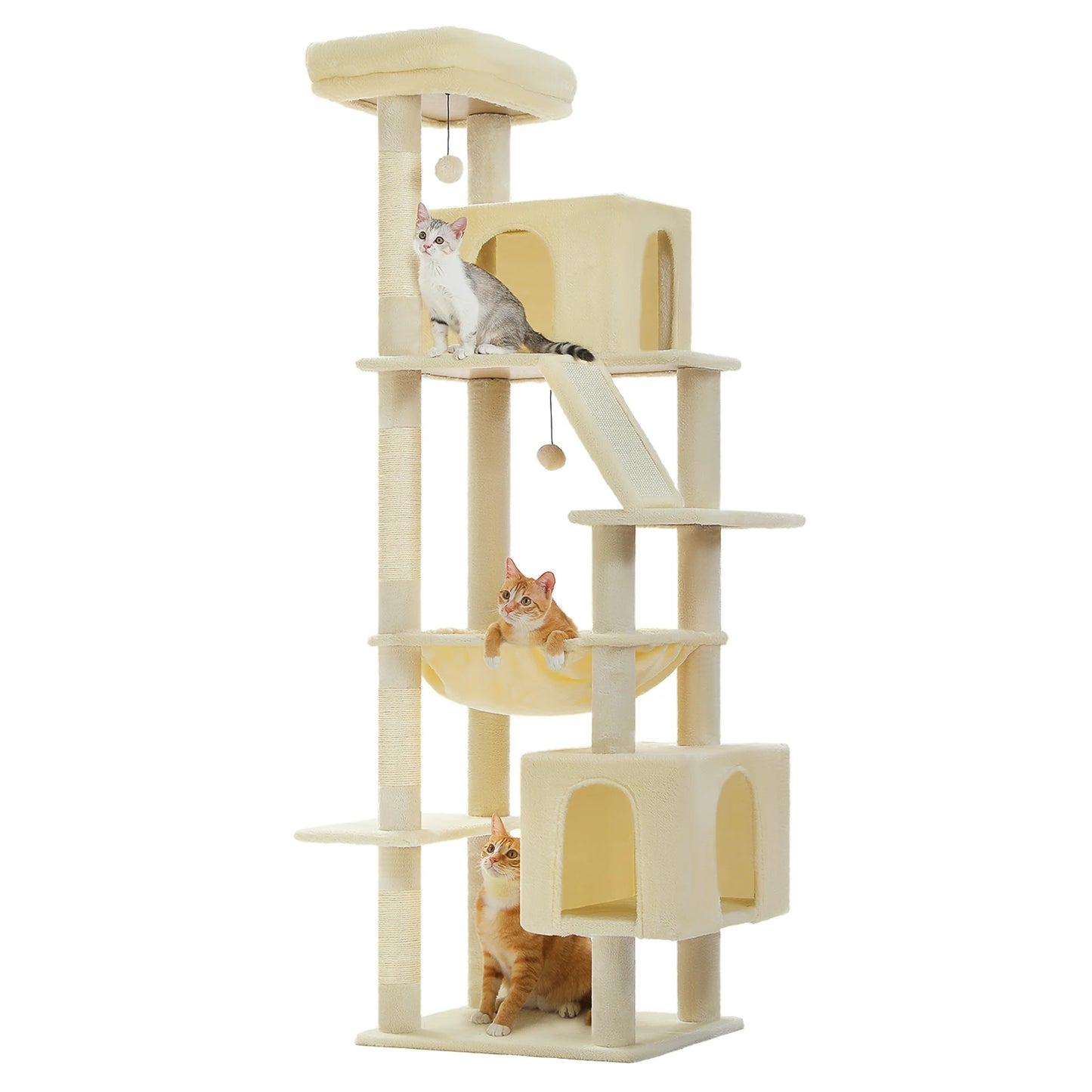 180cm Large Cat Tree Tower with Hammock – Best cat trees for kittens