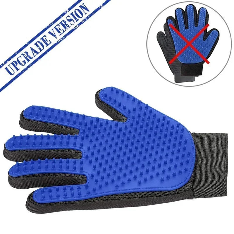 Silicone Cat Grooming Gloves for Hair Removal & Bathing - Meowzify