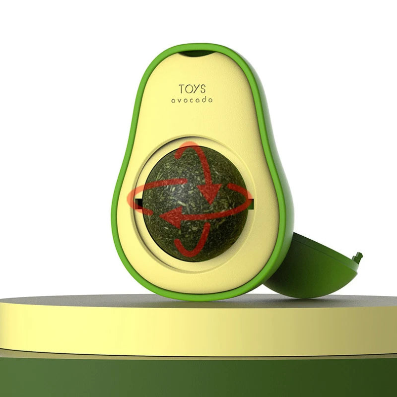 Natural Catnip Wall Ball Toy – Healthy Teeth Cleaning & Fun for Cats 🐾