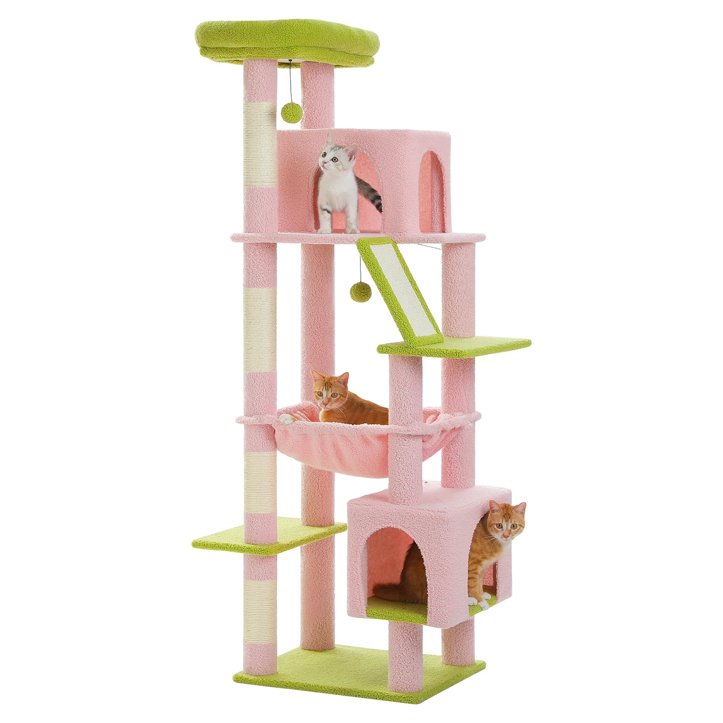 180cm Large Cat Tree Tower with Hammock – Best cat trees for kittens
