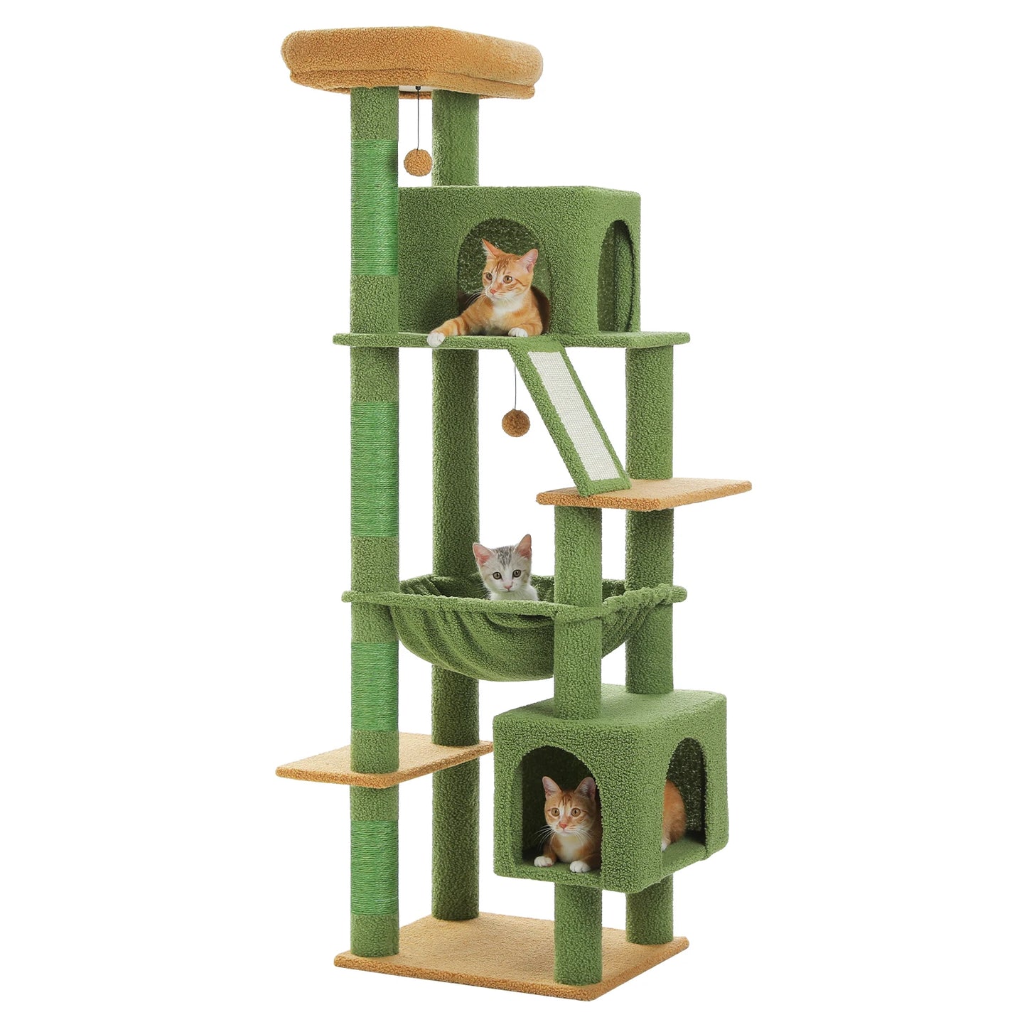 180cm Large Cat Tree Tower with Hammock – Best cat trees for kittens