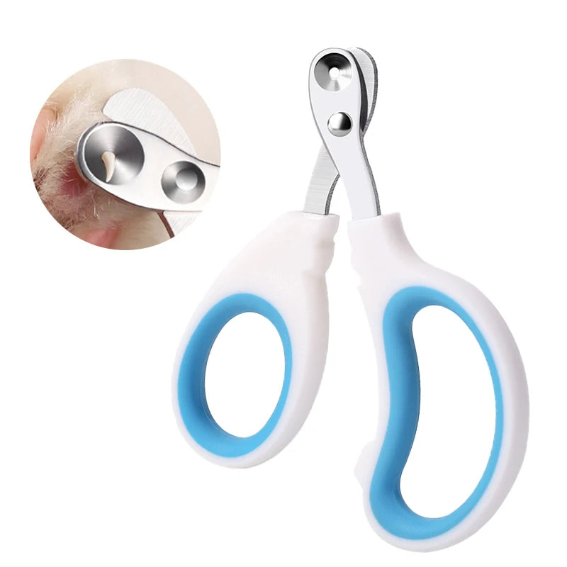 Stainless Steel Cat Nail Clippers – Safe Kitten & Pet Grooming Tool