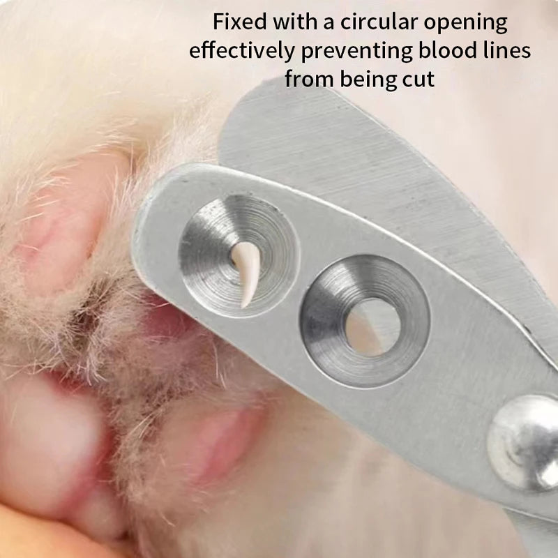 Stainless Steel Cat Nail Clippers – Safe Kitten & Pet Grooming Tool