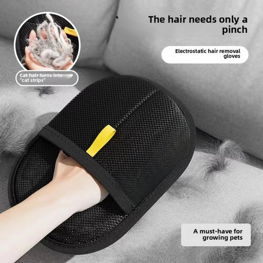 "Pet Hair Remover Gloves for Cats – Gentle Grooming Mitt & Hair Cleaning Tool for Home, Furniture & Clothes" - Meowzify